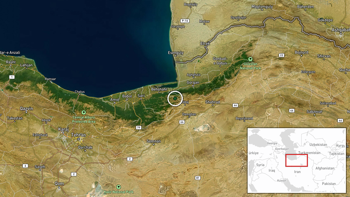 Strait of Hormuz, Iran-Oman Waters — Ballistic Missile location map