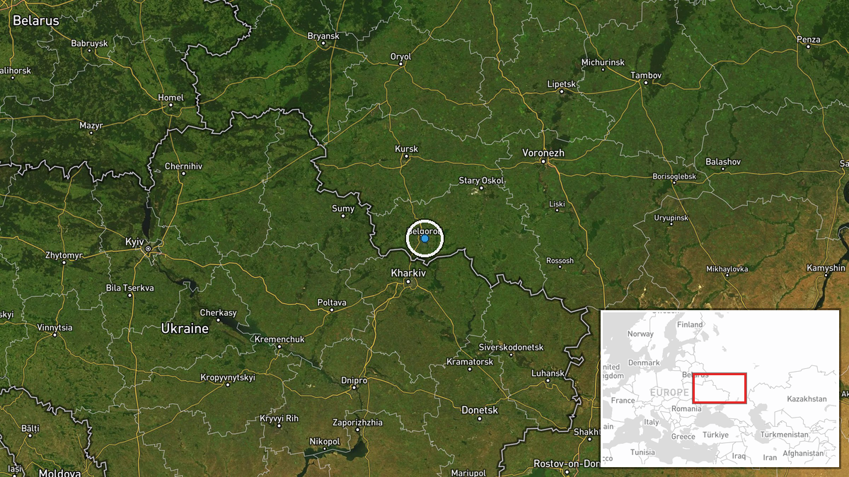 Belgorod, Belgorod Oblast, Russia — FPV Drone location map