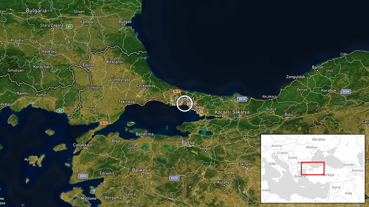 Istanbul, Turkey — Diplomacy location map