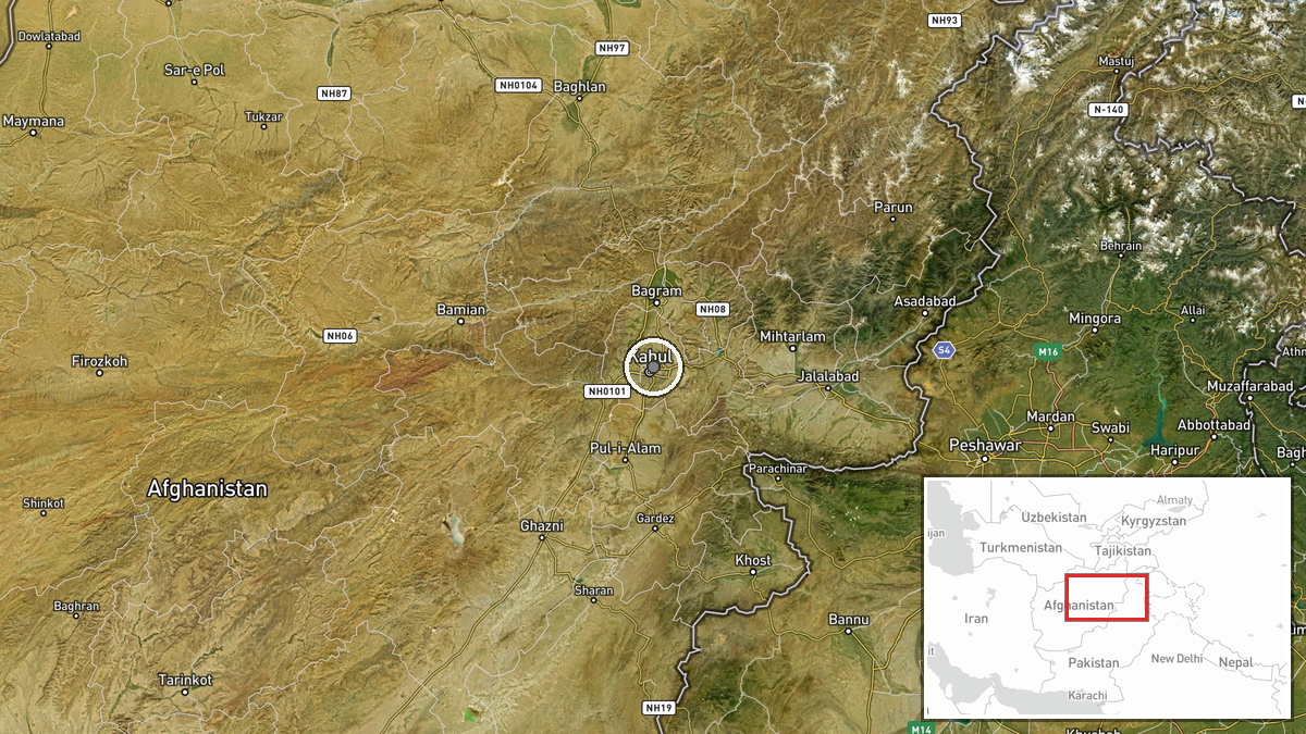 Kabul, Afghanistan — Statement location map