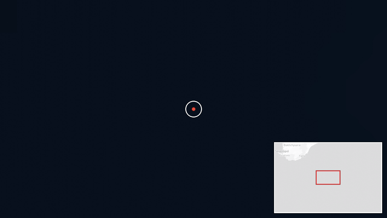 Black Sea — UAS Strike location map