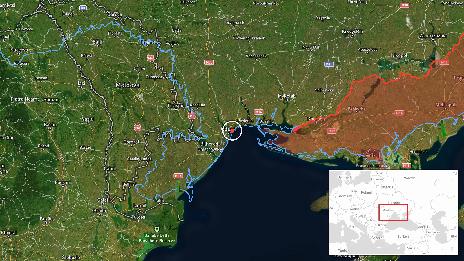 Odesa Port, Odesa City, Odesa Oblast, Ukraine — Naval location map
