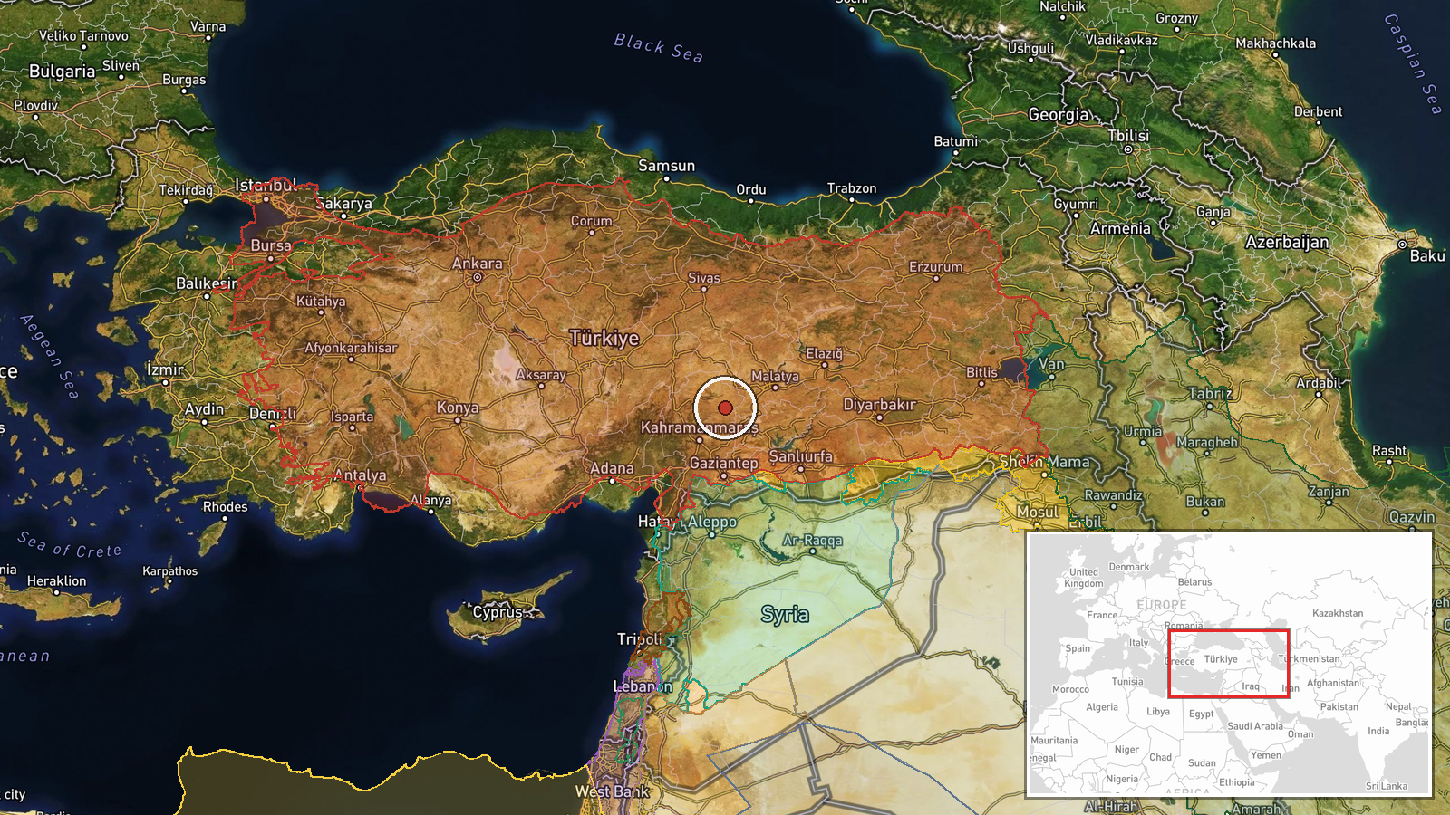 Başika, Ninawa, Iraq — Deployment location map