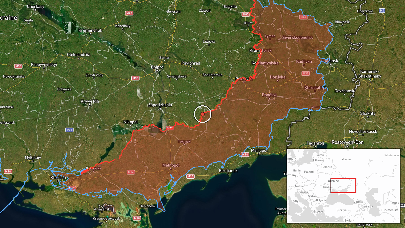 Kosivtseve, Zaporizhzhia Oblast, Ukraine sector, Ukraine