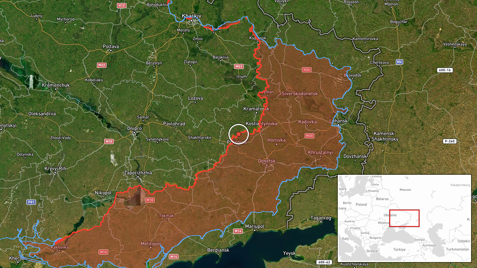 Shakhove sector, Ukraine