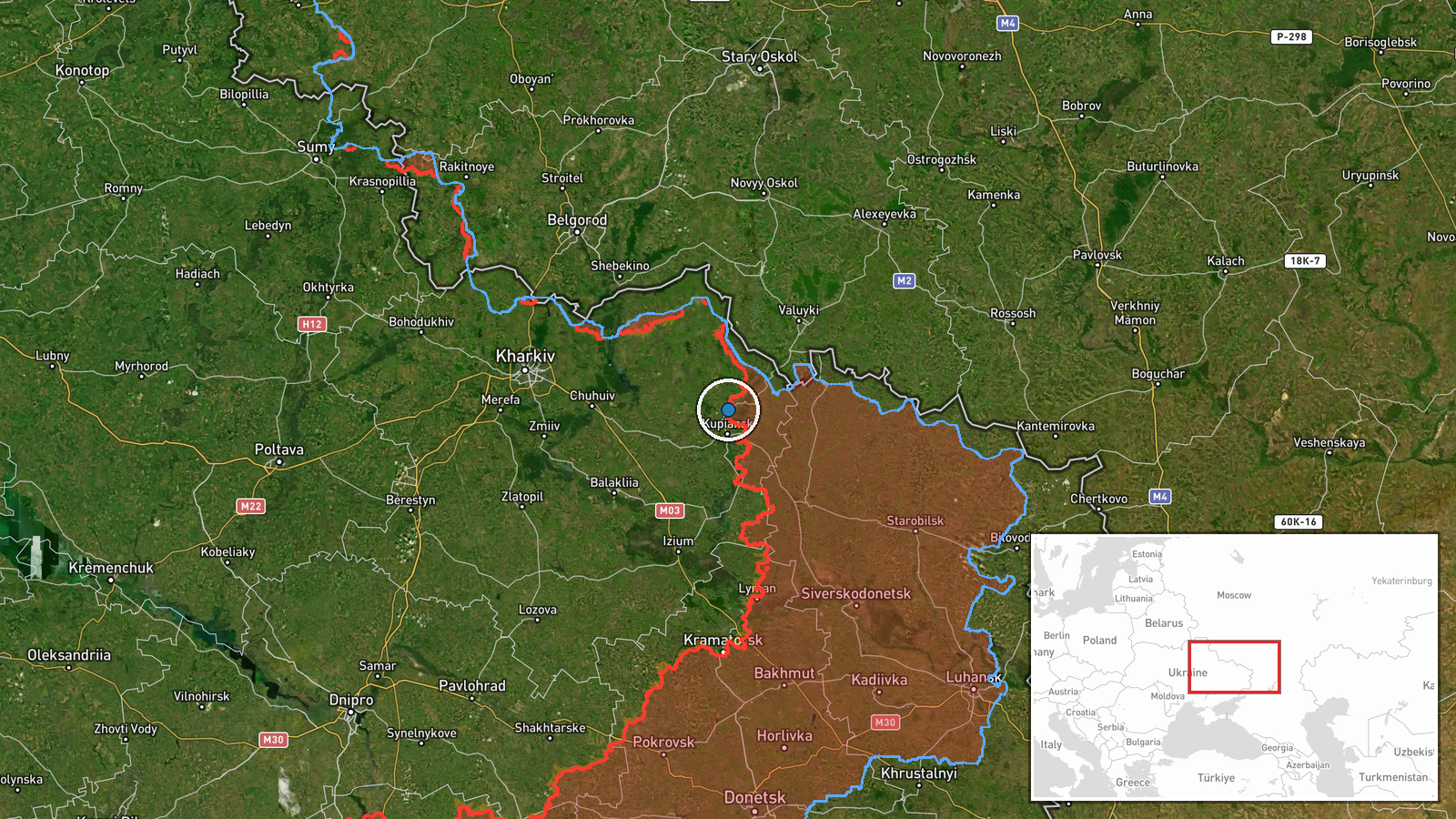 Zapadne — Capture location map