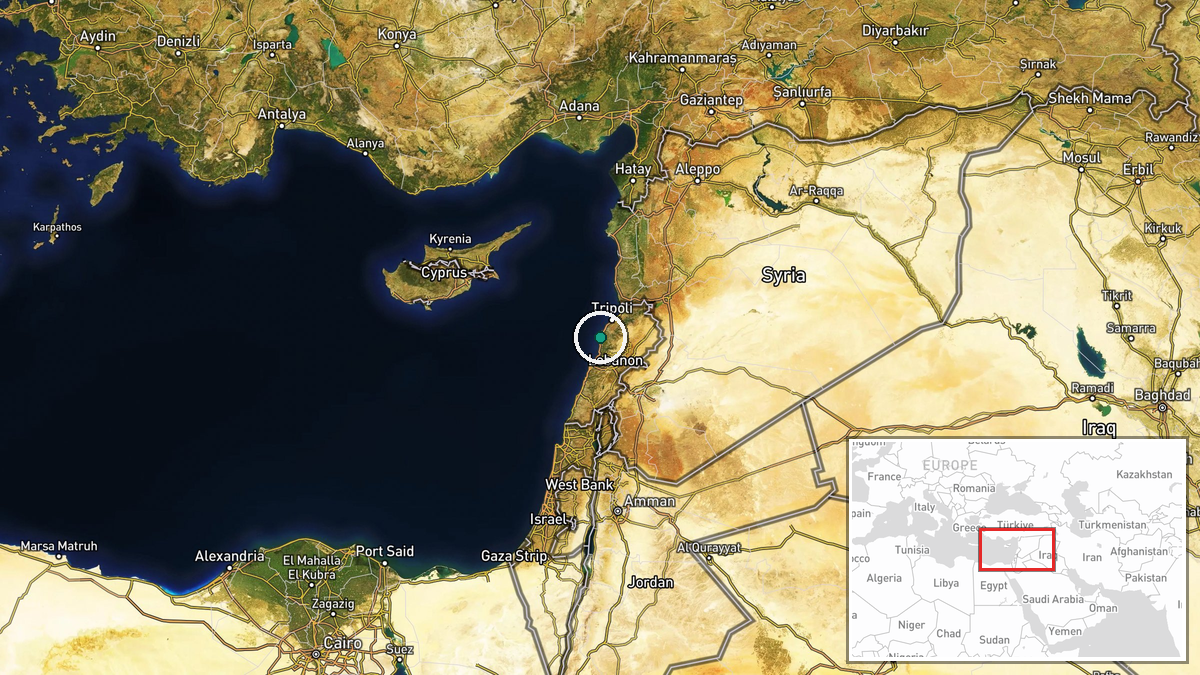 Tripoli, Libya — Diplomacy location map