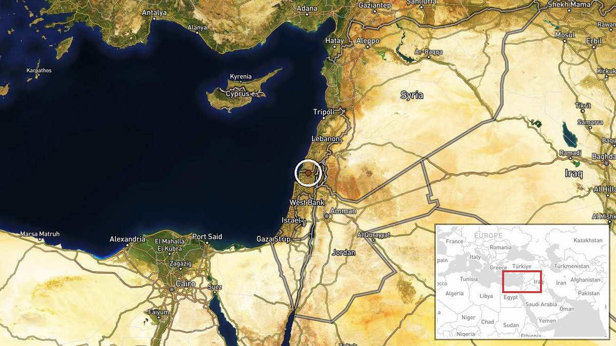 Al-Buara, Kesrouan District, Lebanon — Security location map