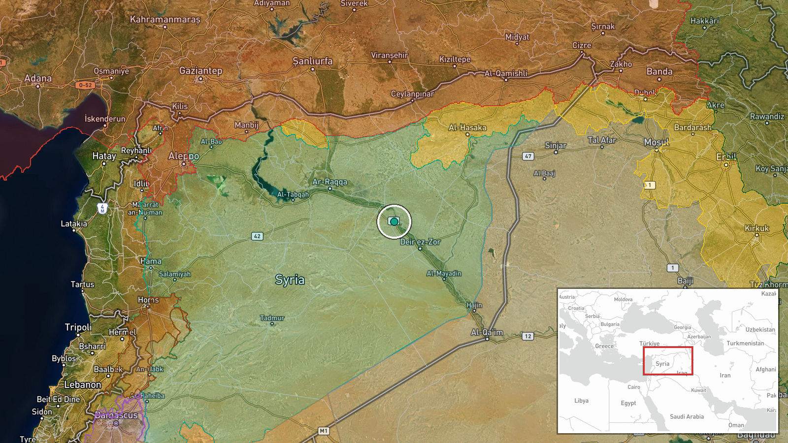 Al-Tabni, Gobernación de Deir ez-Zor, Siria