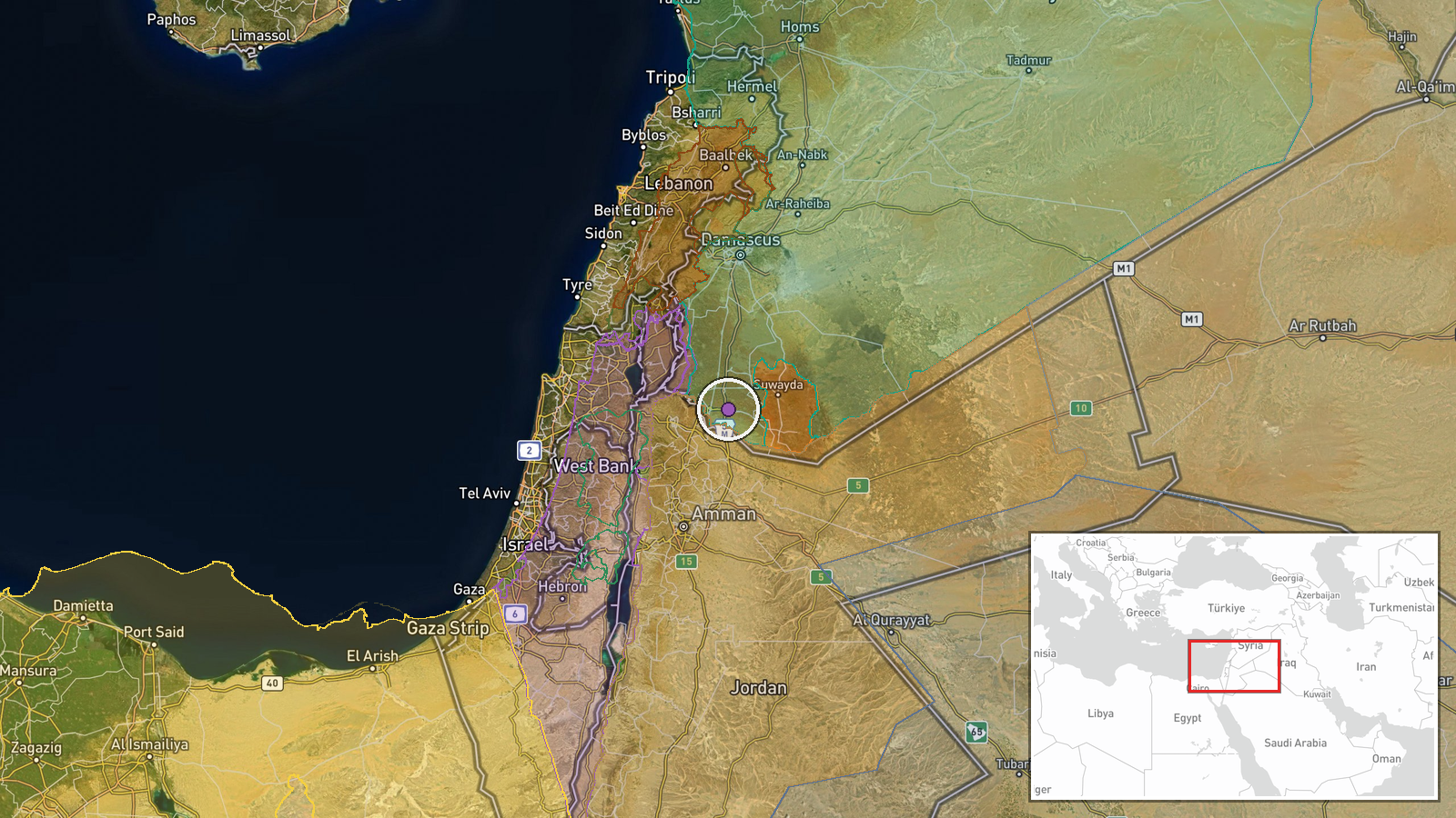 Saida, Golanhöhen, Syrien