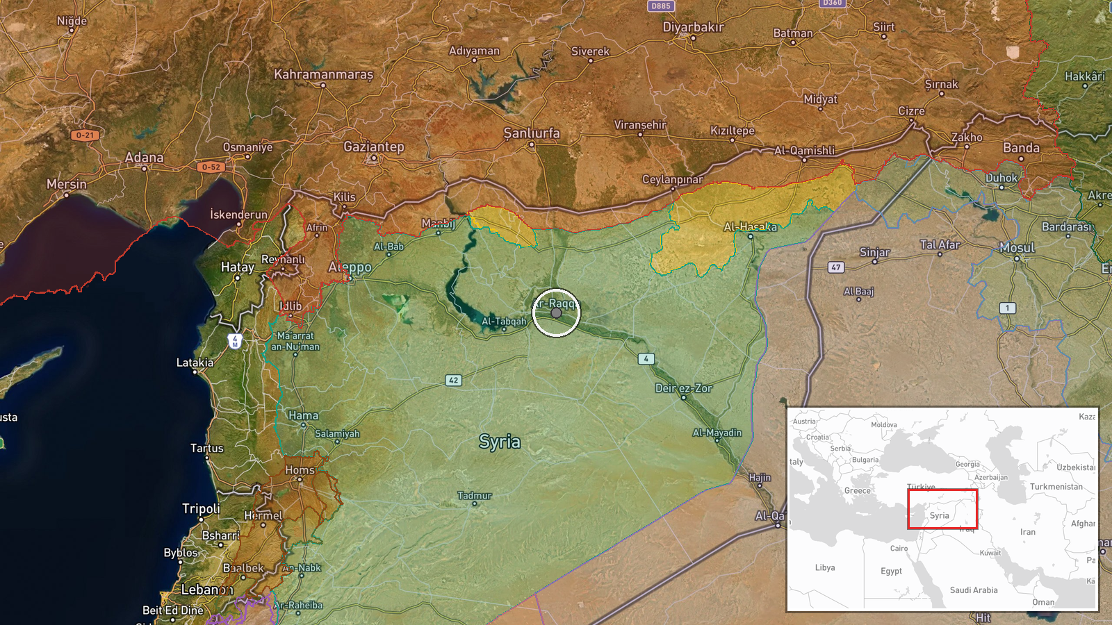 Raqqa, Siria