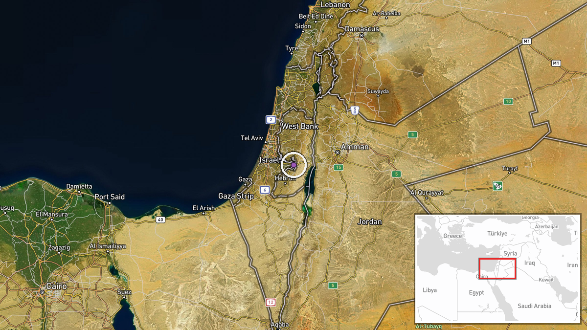 Jerusalem, Israel — Statement location map