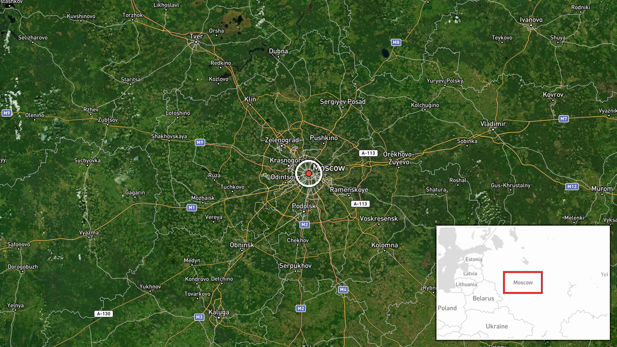 Moscow, Russia — Statement location map
