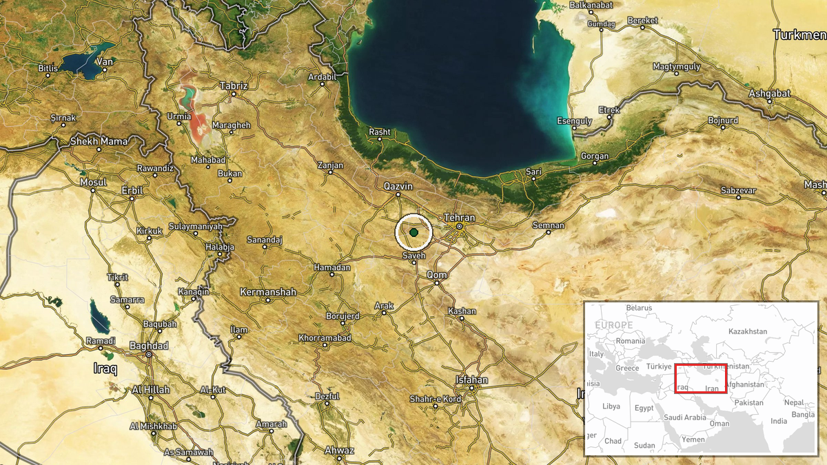 Tehran, Iran — Statement location map