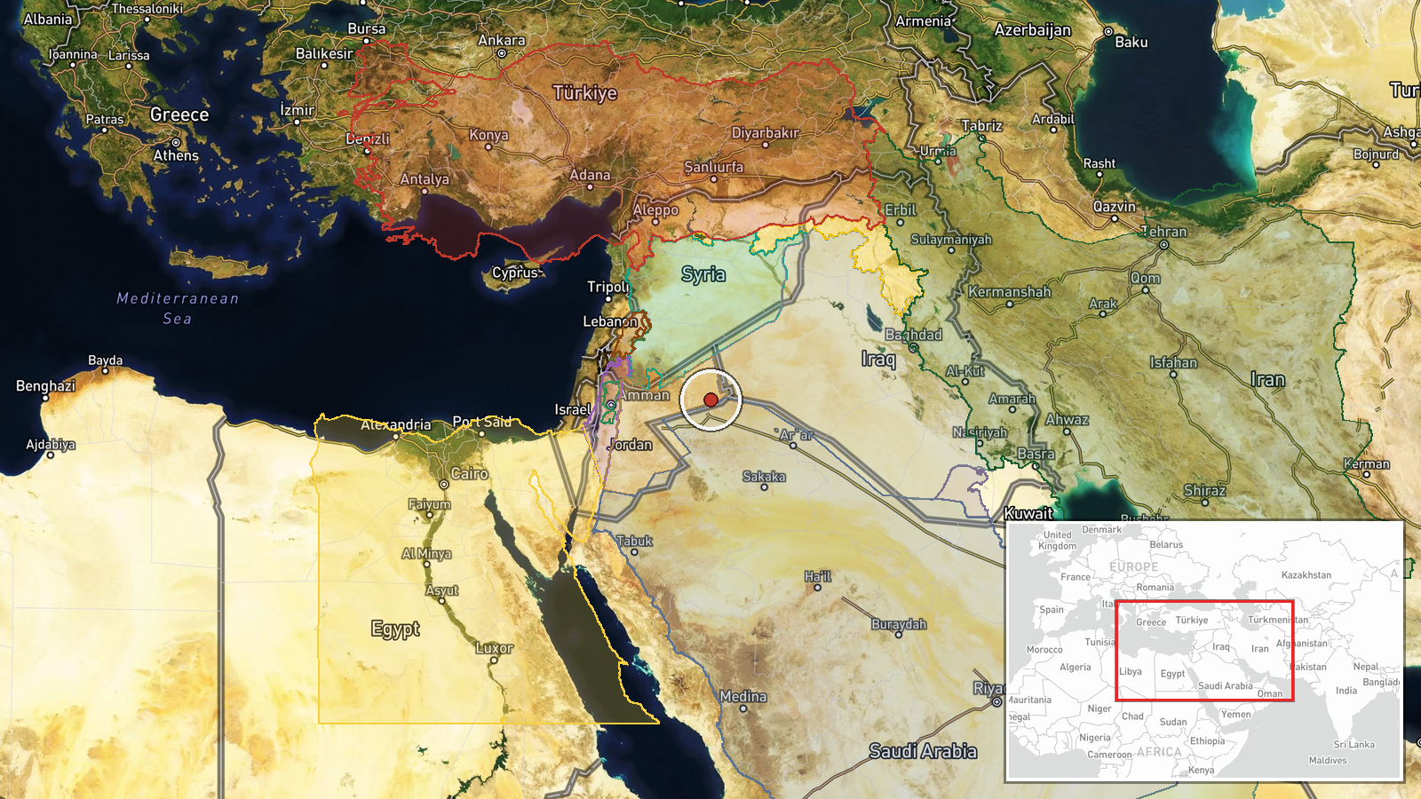 Söke, Aydın Province, Turkey — Deployment location map