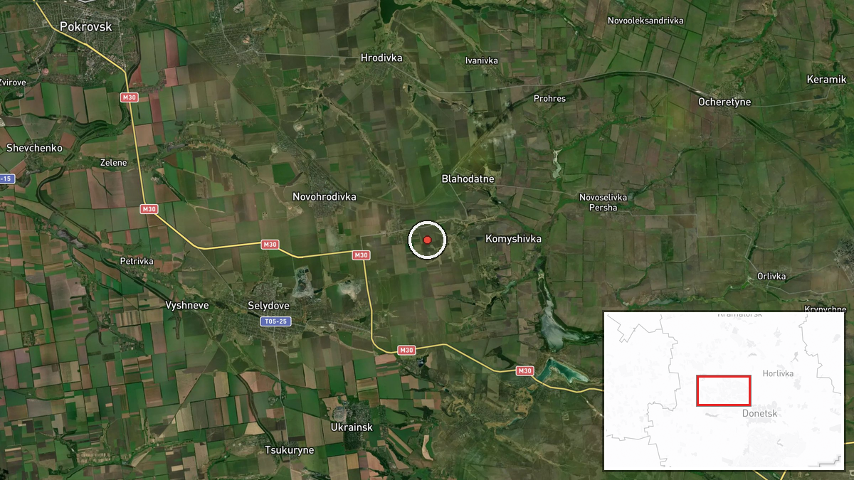 Eastern Ukraine (Multiple Sectors) — Combat location map