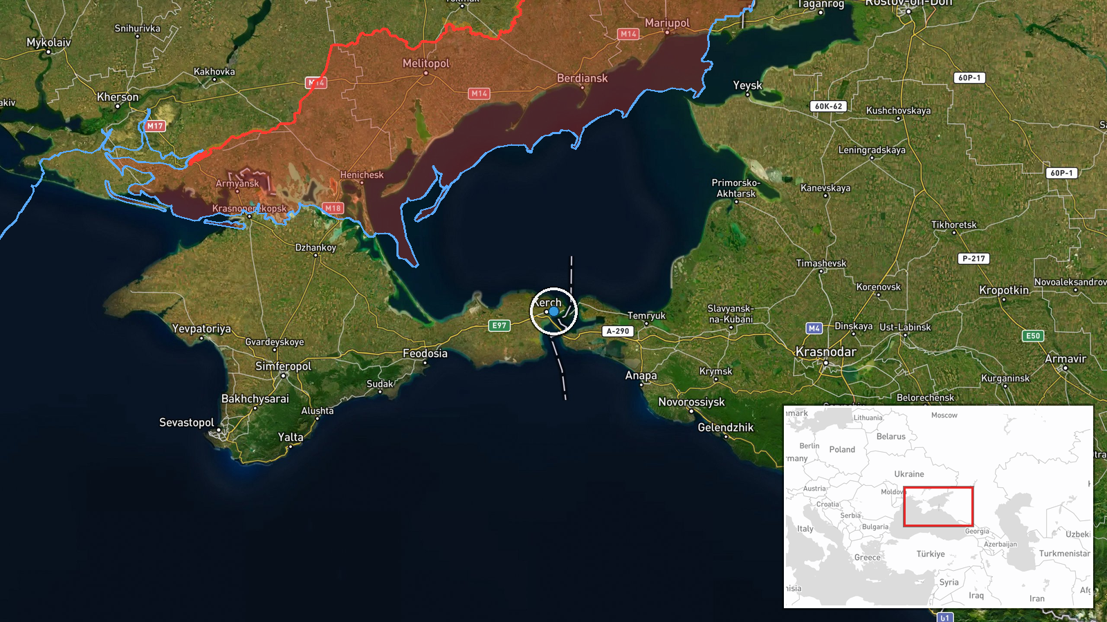 Suvorovoe, Crimea — UAS Strike location map