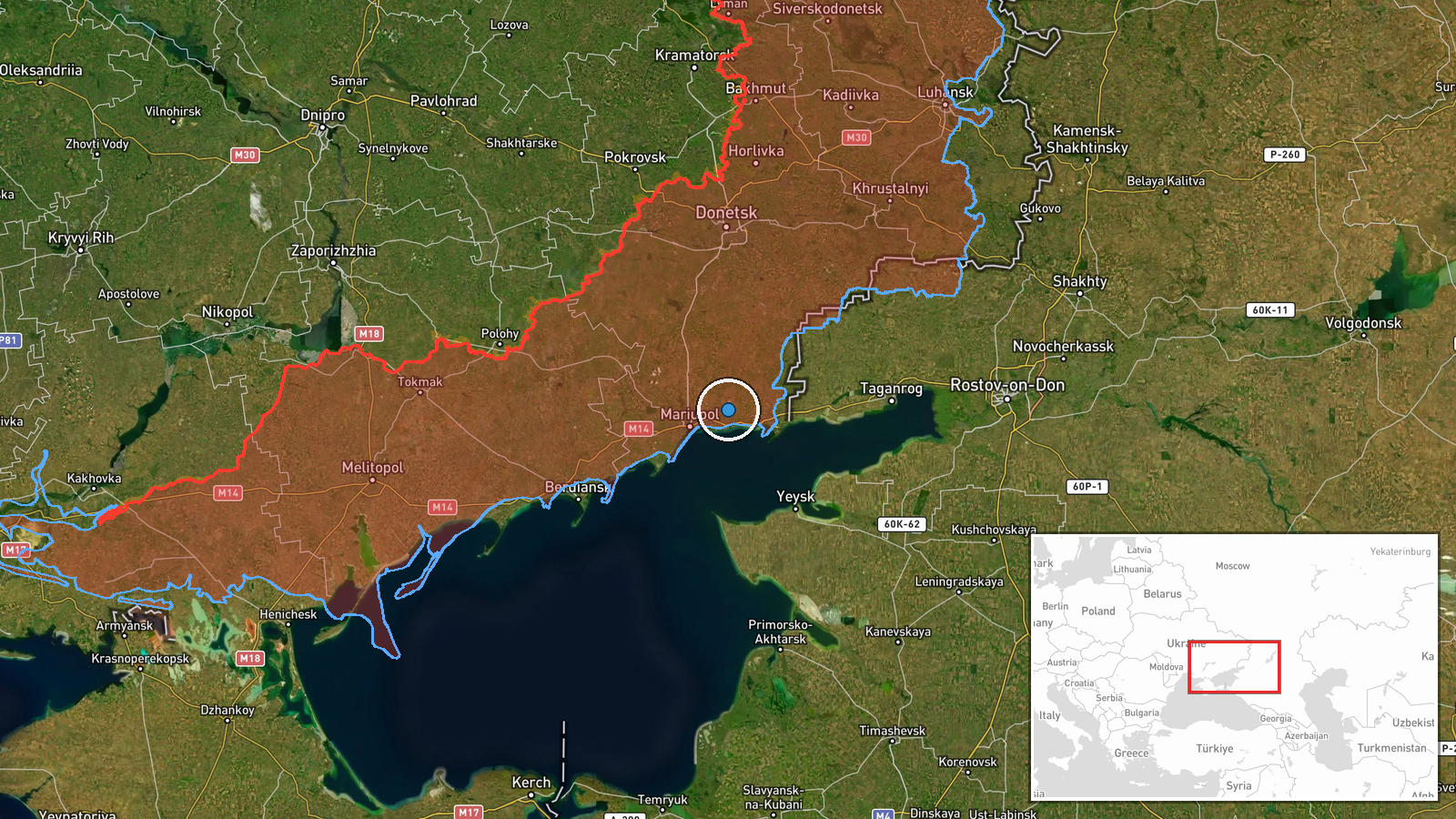 Pikuzy, Donetsk Oblast, Ukraine — UAS Strike location map
