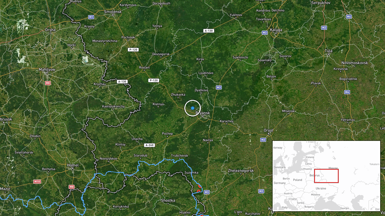 Seltso, Bryansk Oblast, Russia — Report location map
