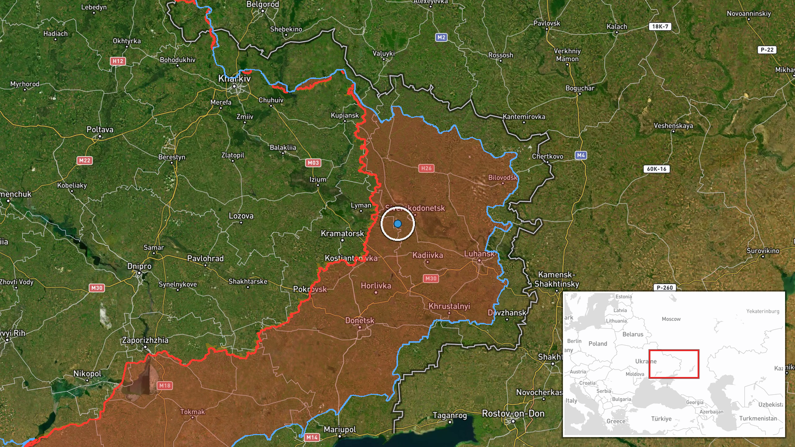 Solotariwka, Gebiet Luhansk, Ukraine
