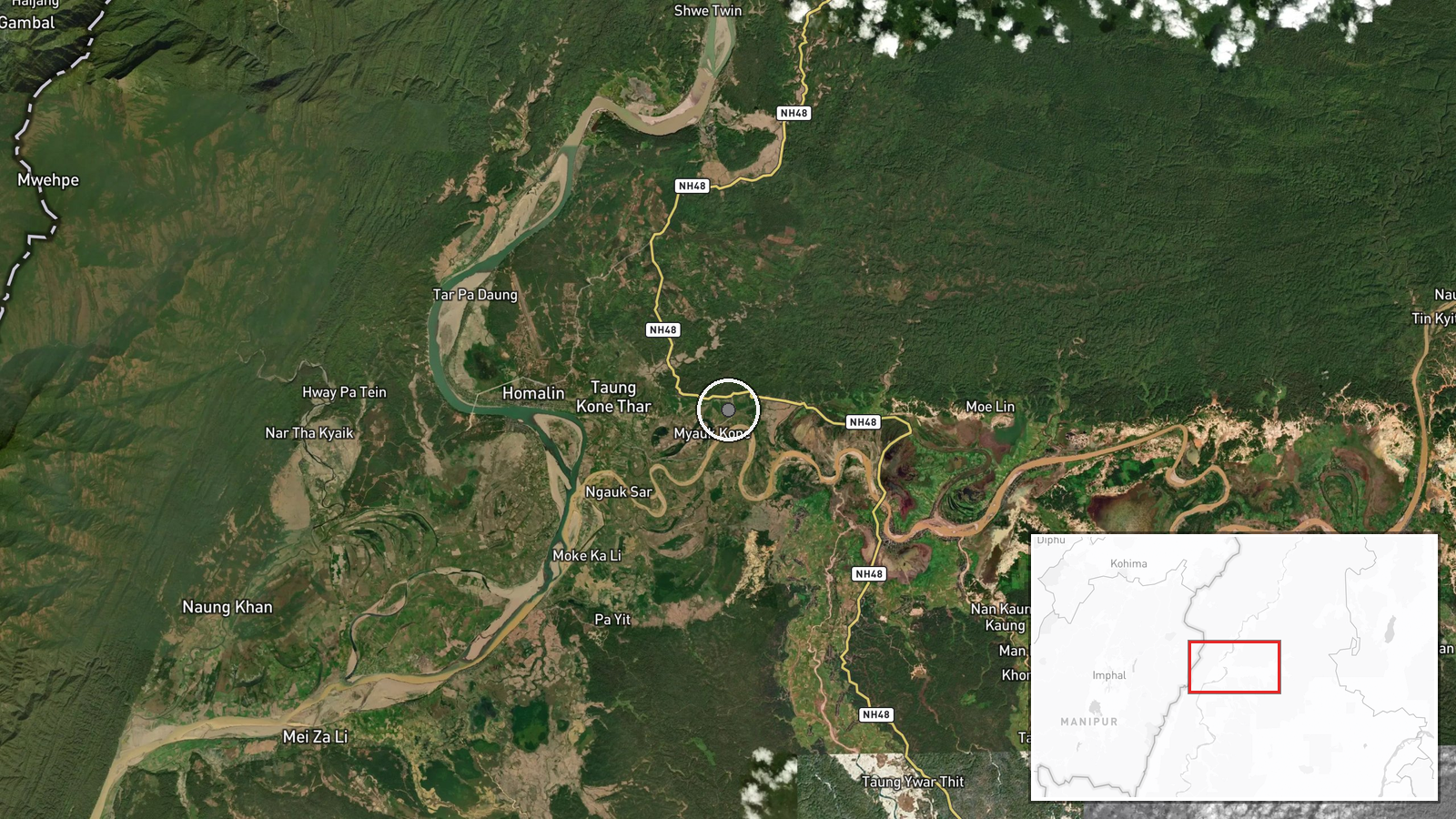 Homalin College, Homalin, Sagaing Region, Myanmar — Security location map