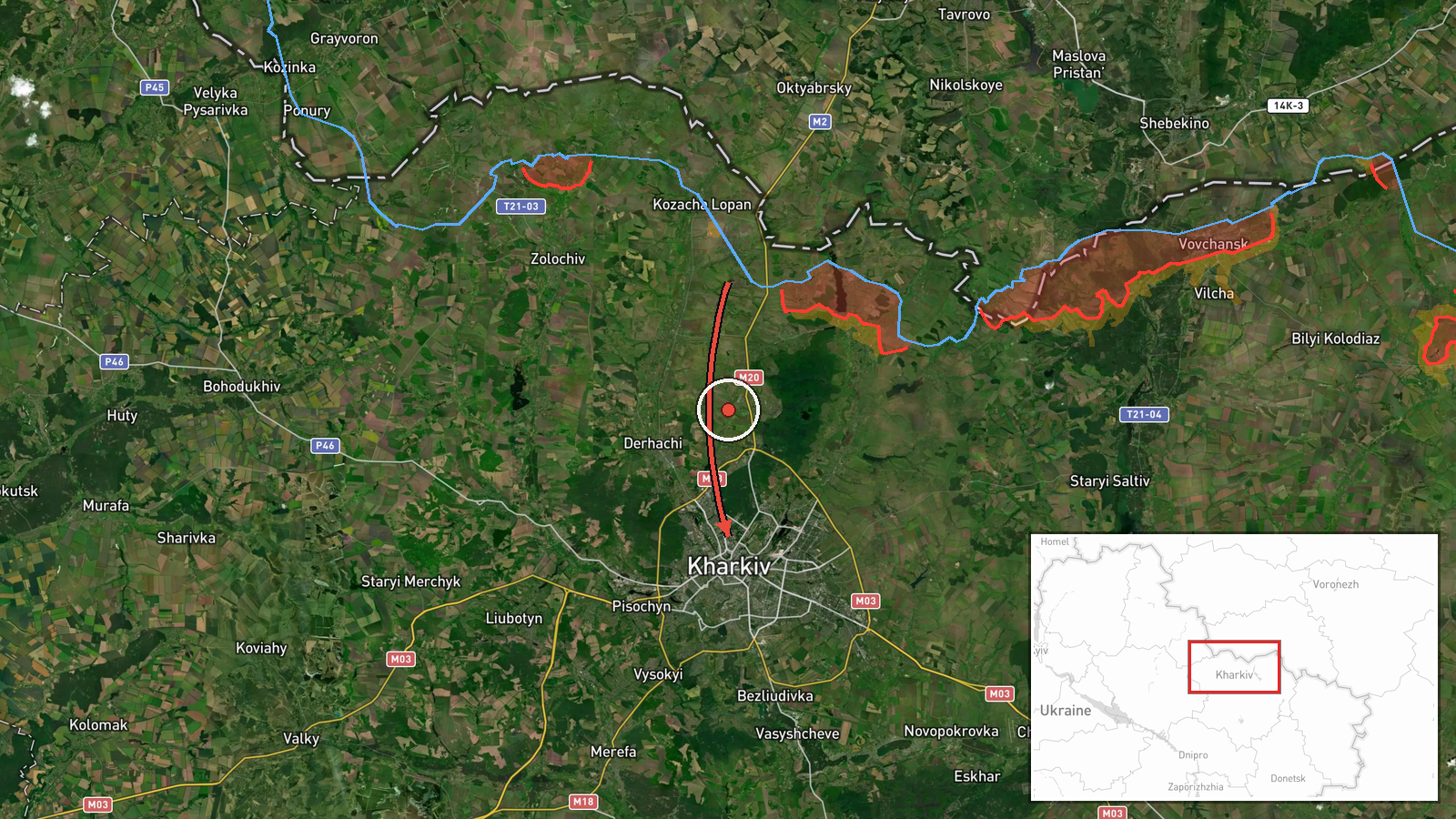 Kharkiv, Ukraine — Drone Transit location map