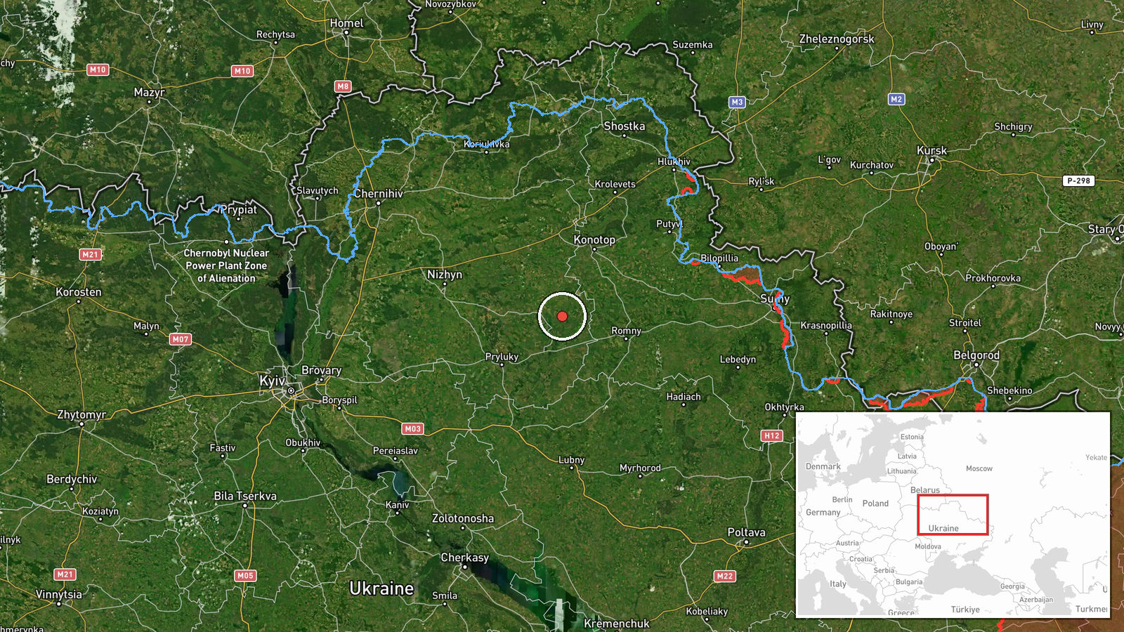 Nova, Ukraine — Drone Transit location map
