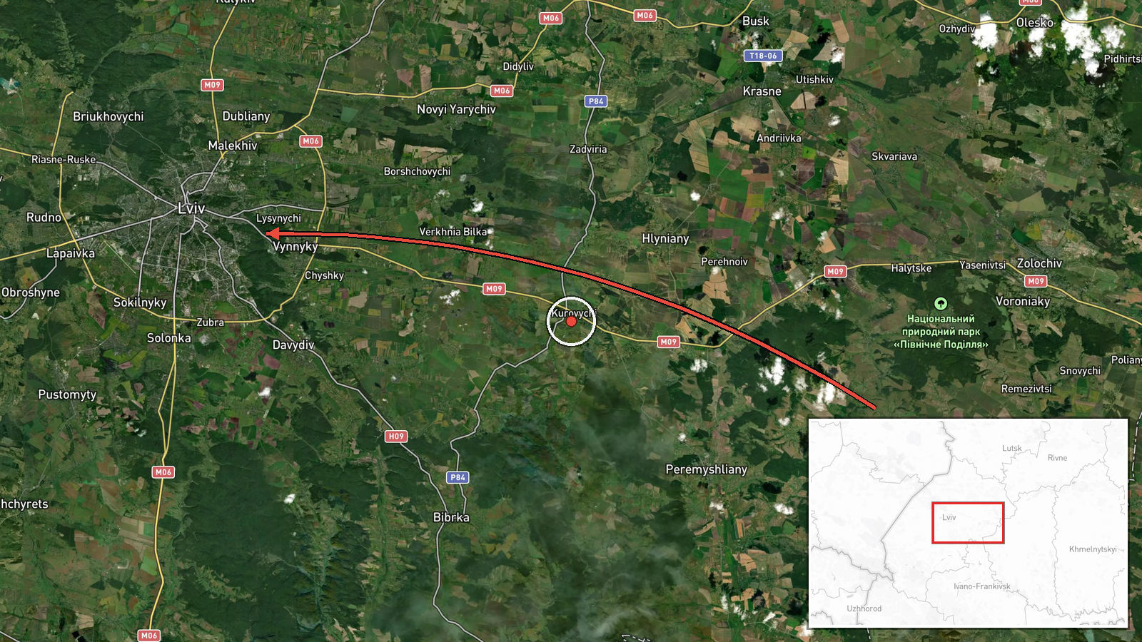Lviv, Ukraine — Drone Transit location map