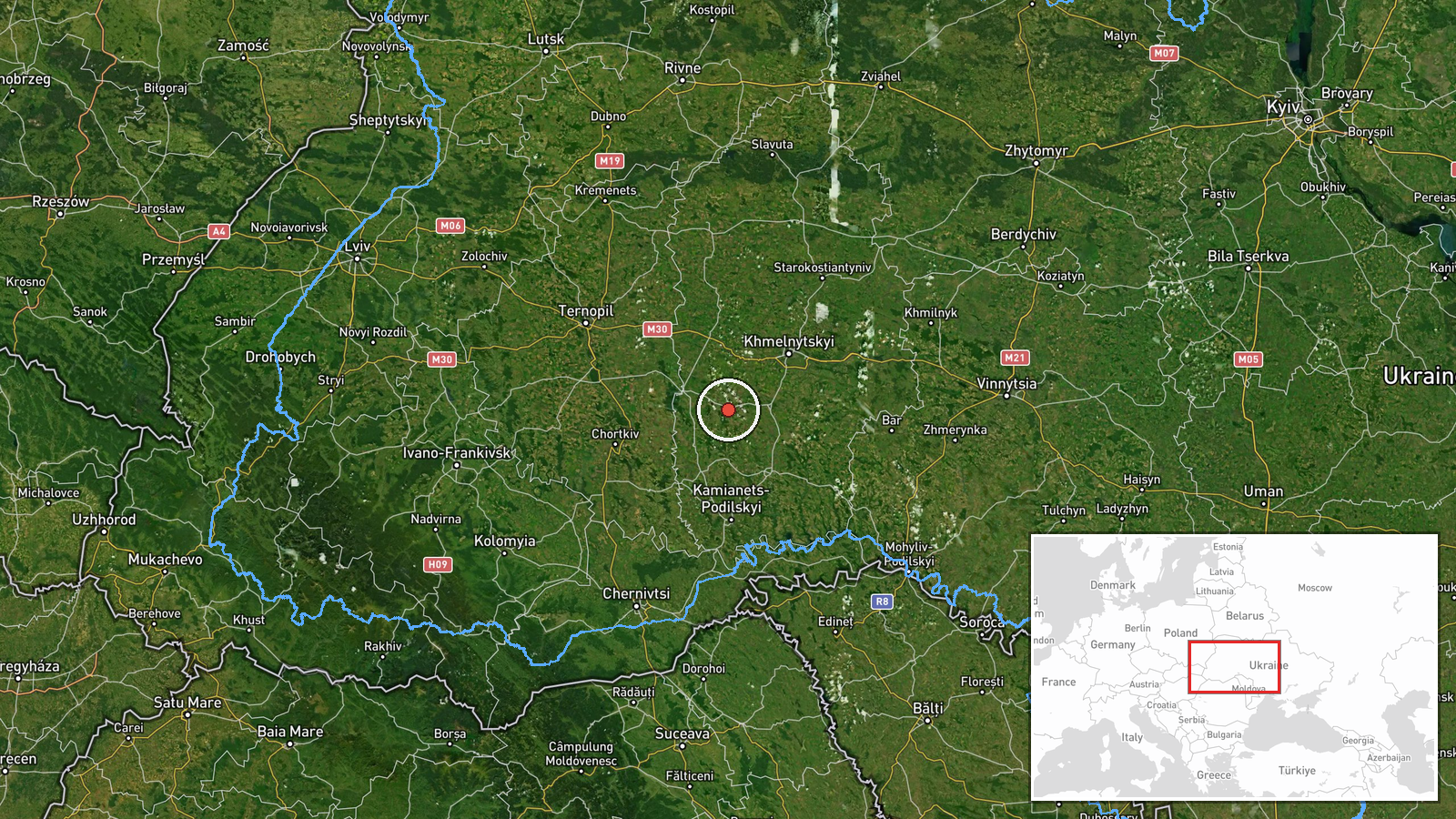 Horodok, Ukraine — Drone Transit location map