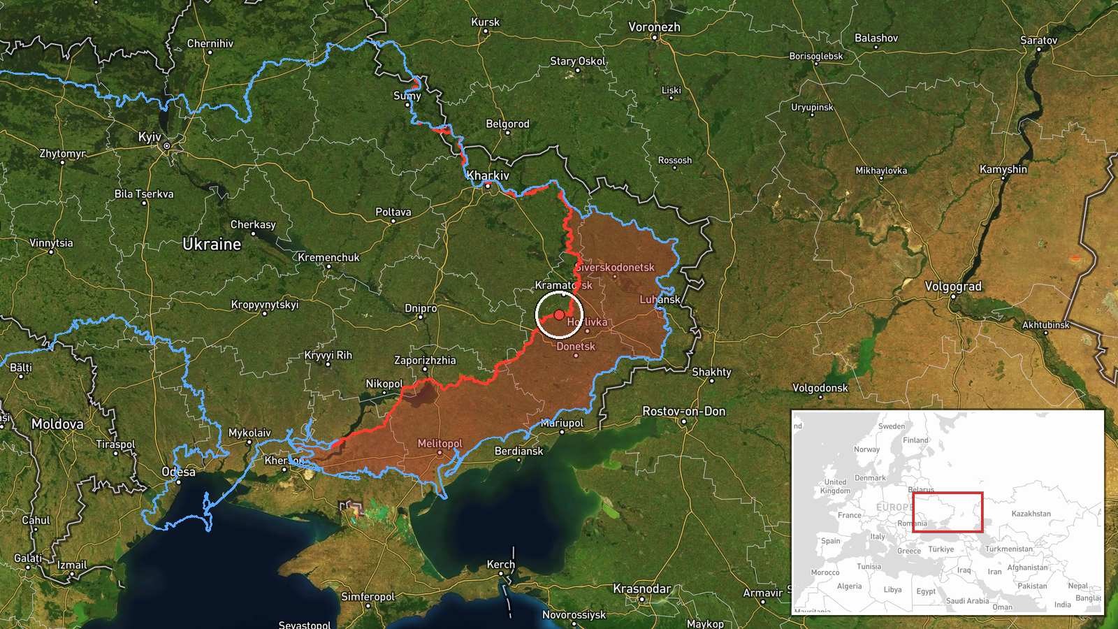 Donezker Gebiet, Ukraine