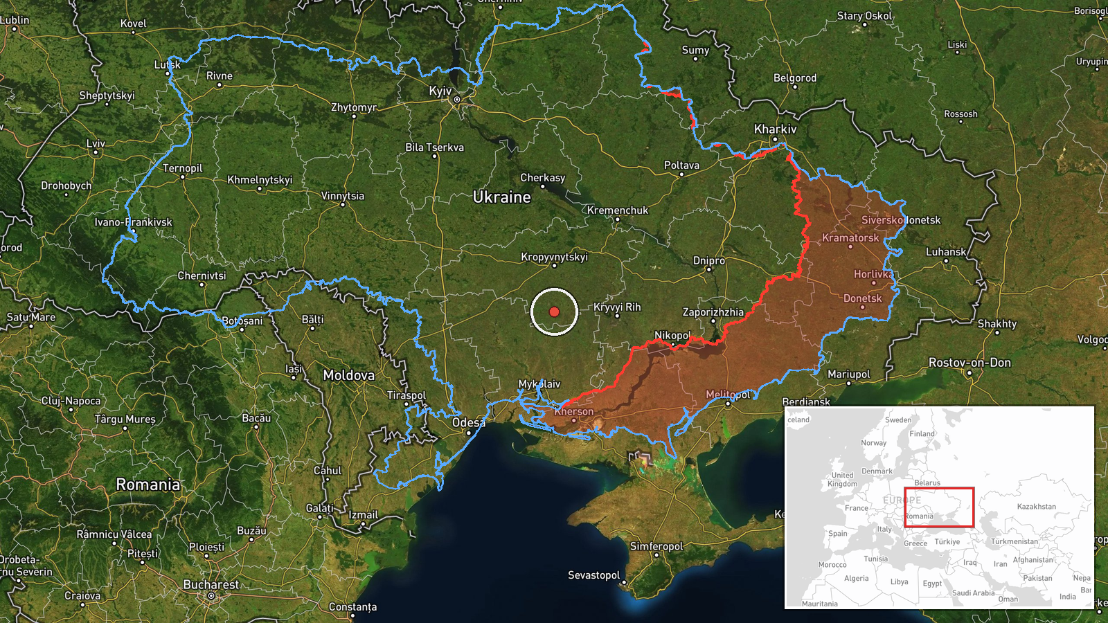 Süden des Oblasts Kirowohrad, Ukraine