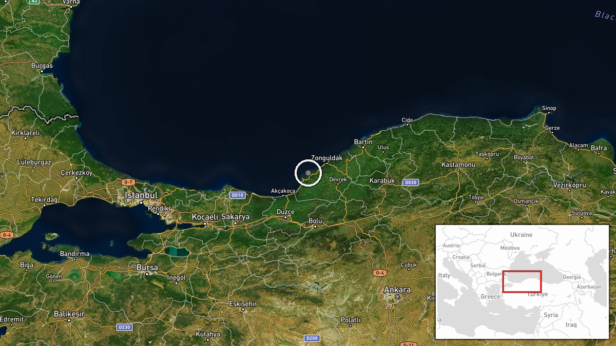Ereğli, Zonguldak, Turkey — Cargo Ship location map