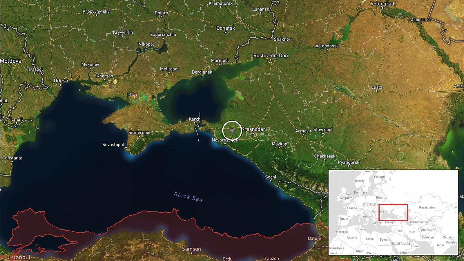 Sochi, Krasnodar Krai, Russia — Report location map