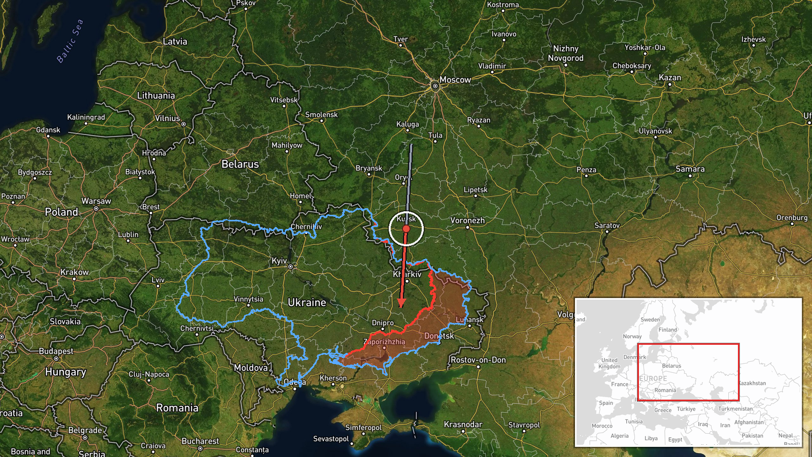 Pavlohrad, Dnipropetrovsk Oblast, Ukraine — Ballistic Missile location map