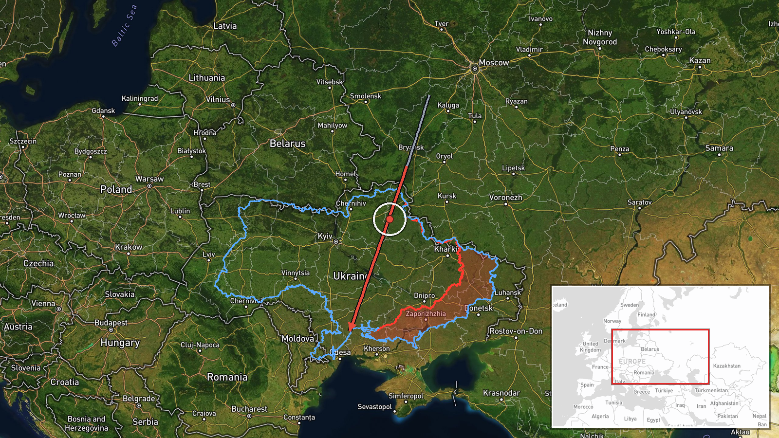 Odesa District, Odesa Oblast, Ukraine — Drone Transit location map