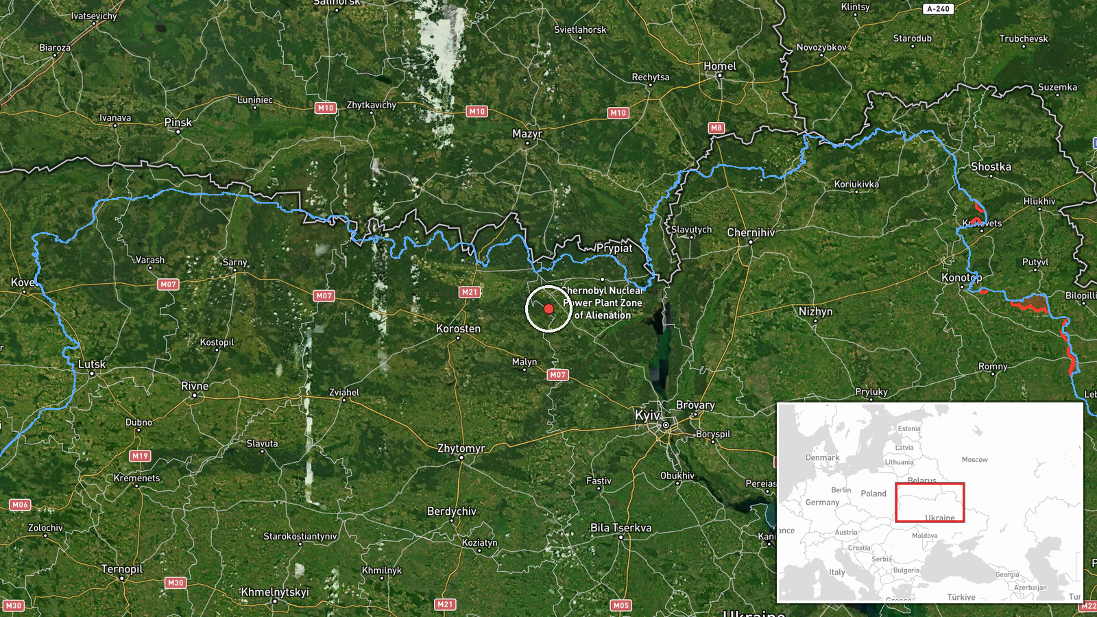 Stara Kyivka, Kyiv, Ukraine — Drone Transit location map