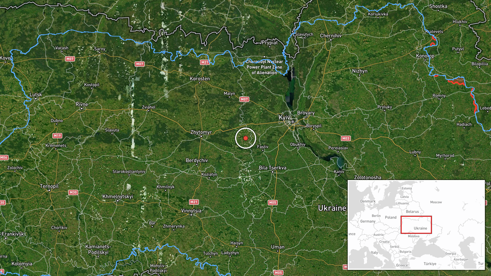 Krukyivshchyna, Kyiv City, Ukraine — Drone Transit location map