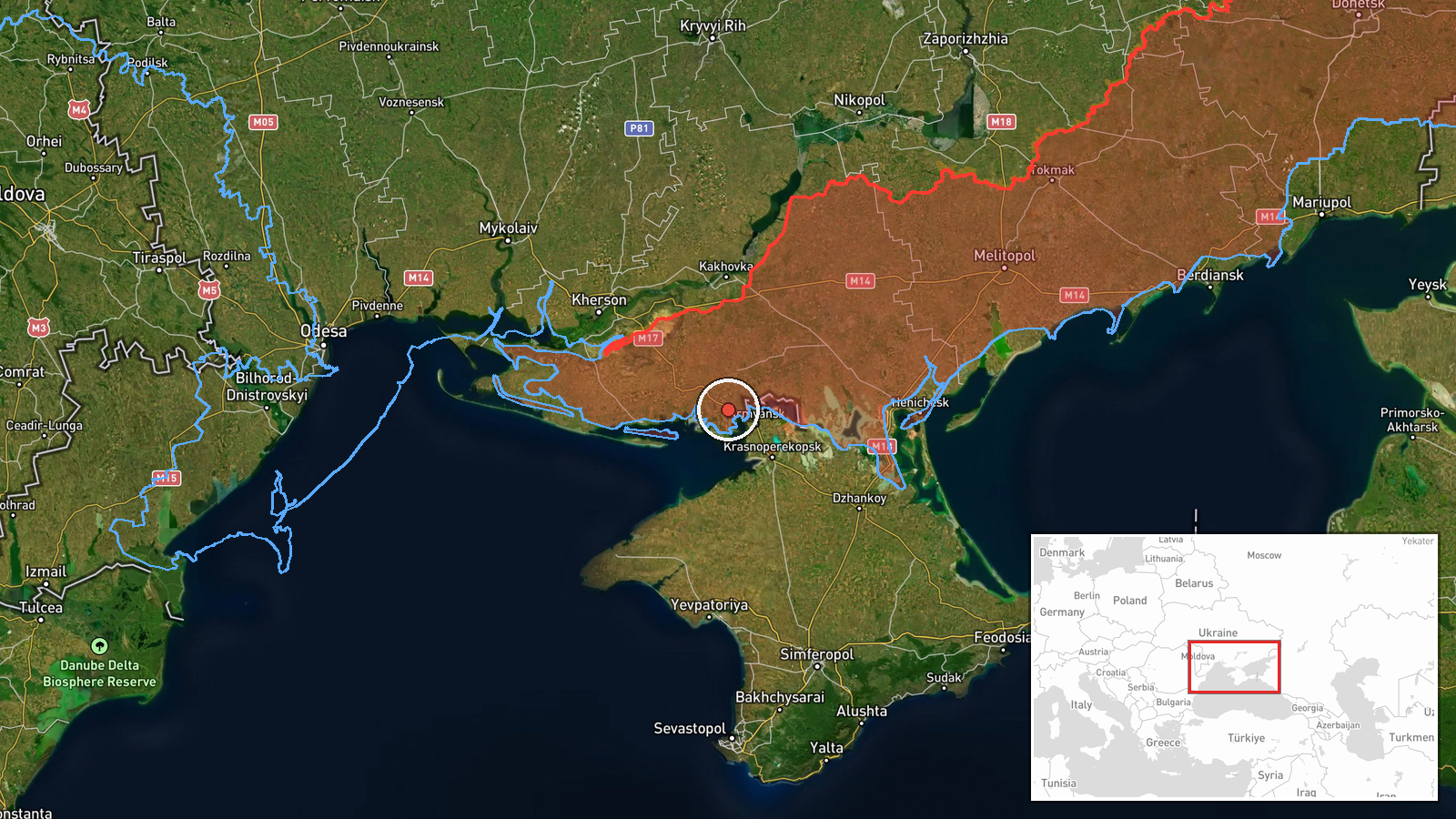 Babenkivka Persha, Ukraine — Cruise Missile location map