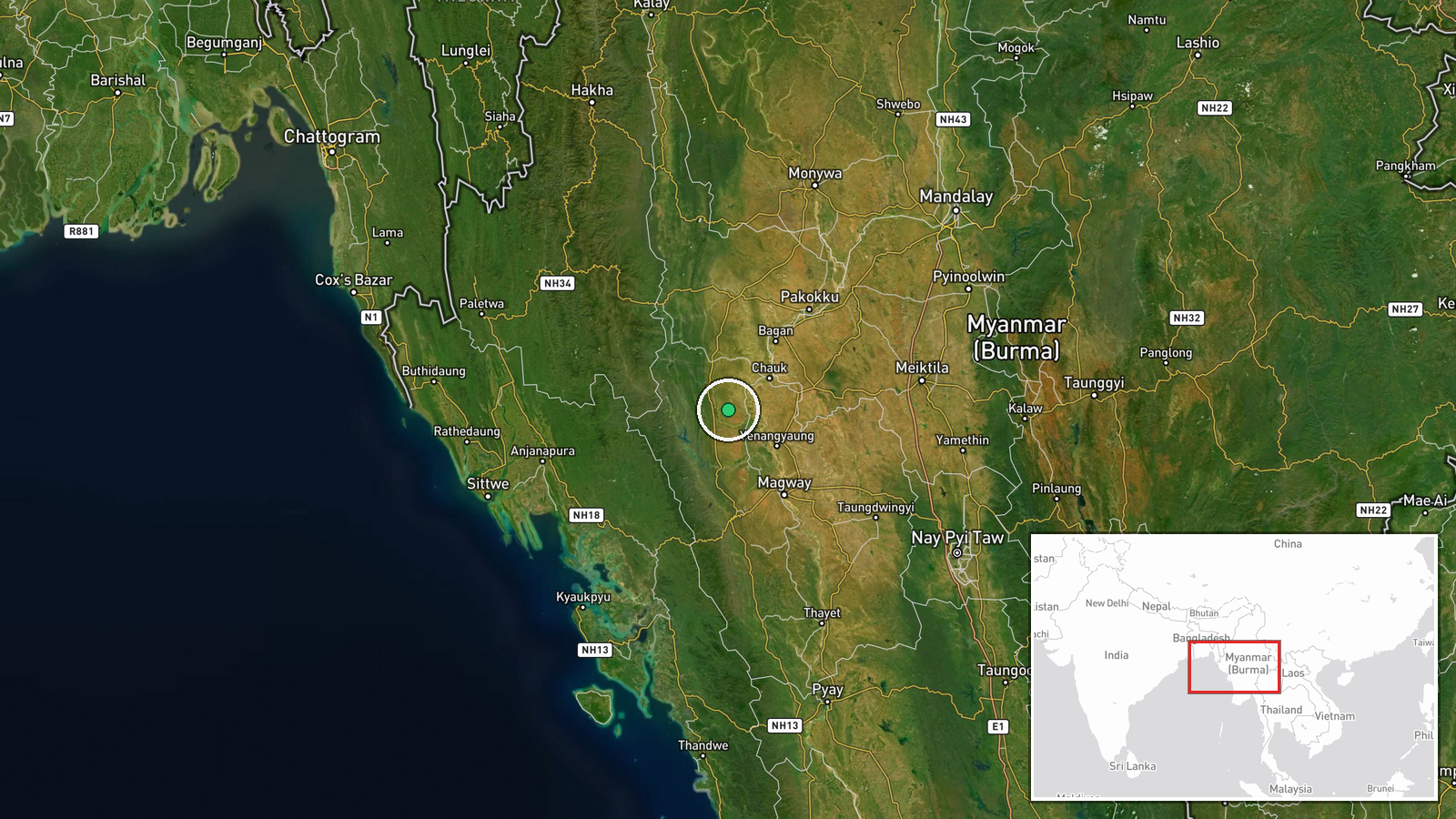 Salin, Región de Magway, Myanmar