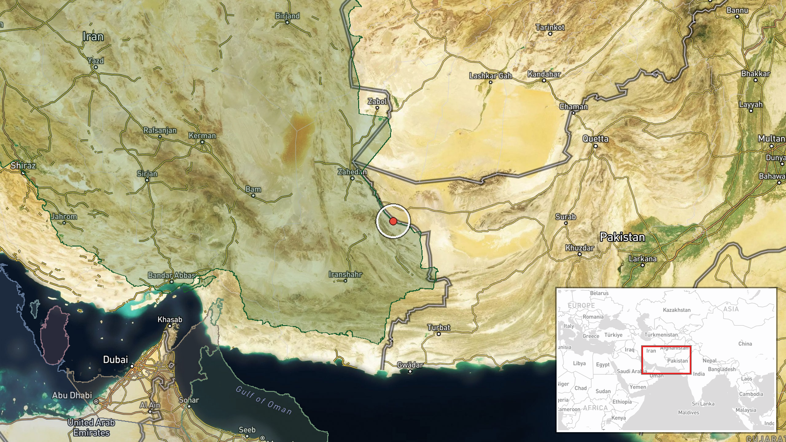 Islamabad, Pakistan — Deployment location map