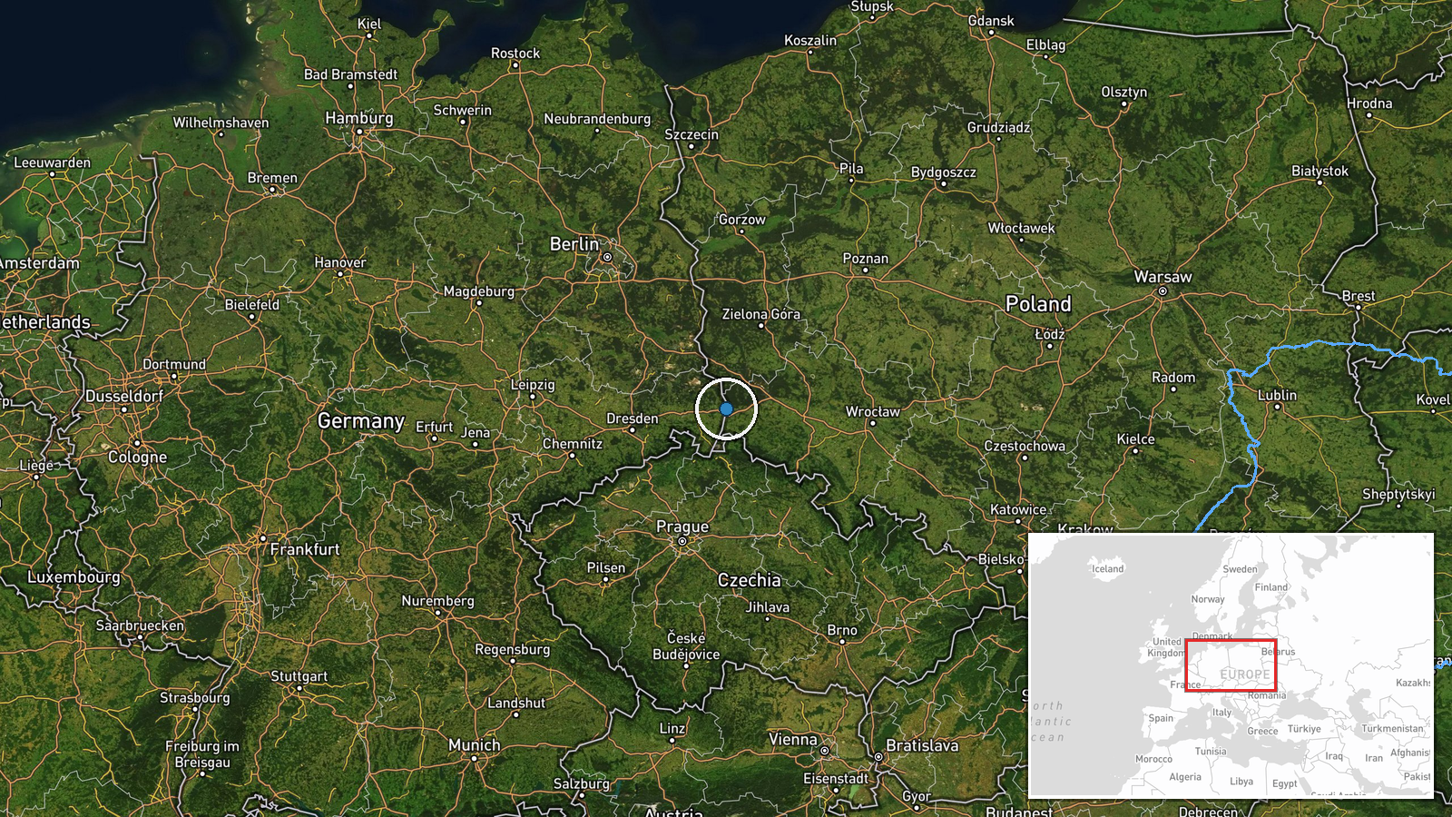 Berlin, Germany — Deployment location map