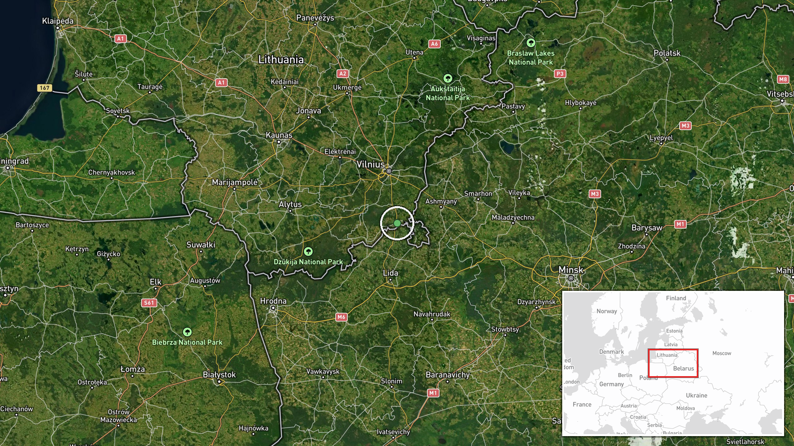 Harmony Link Substation, Elektrėnai, Kaunas District, Lithuania — Deployment location map
