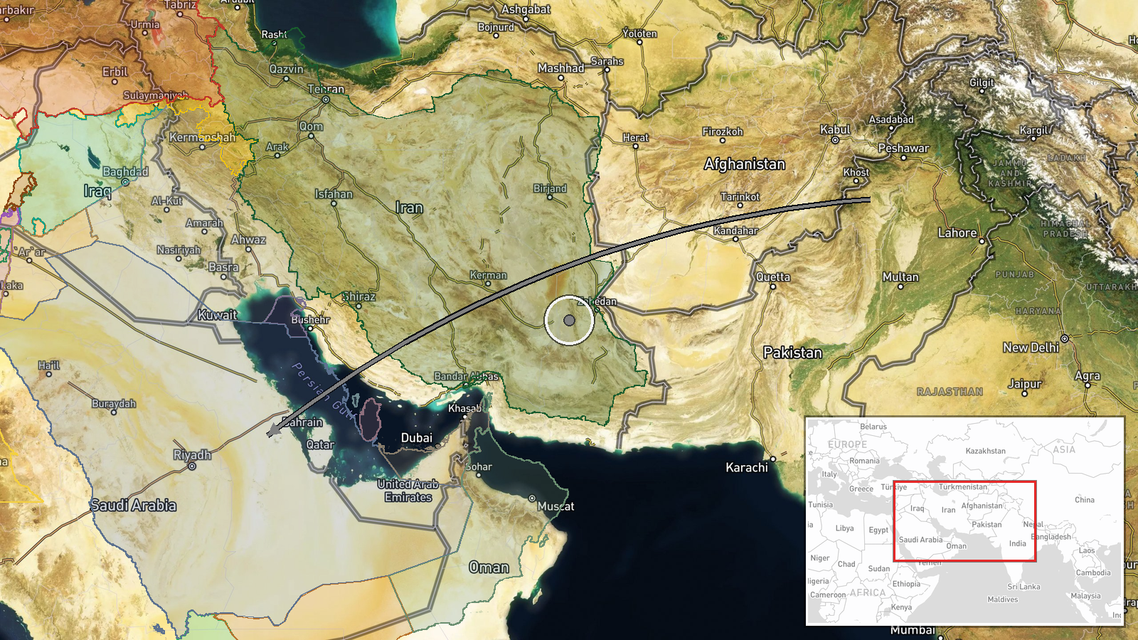 Riyadh, Saudi Arabia — Deployment location map
