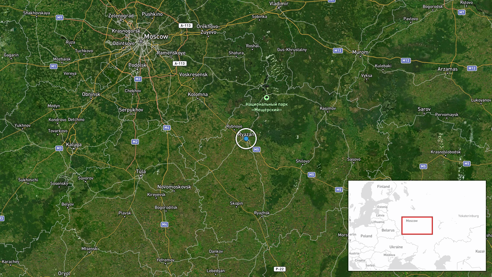 Regionen Saratow und Rjasan, Russland