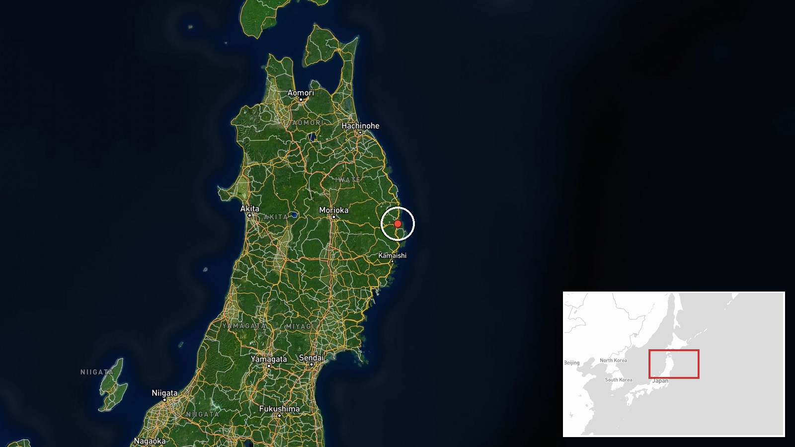 Miyako Strait, between Okinawa Island and Miyako Island, Japan — Combat Aircraft location map