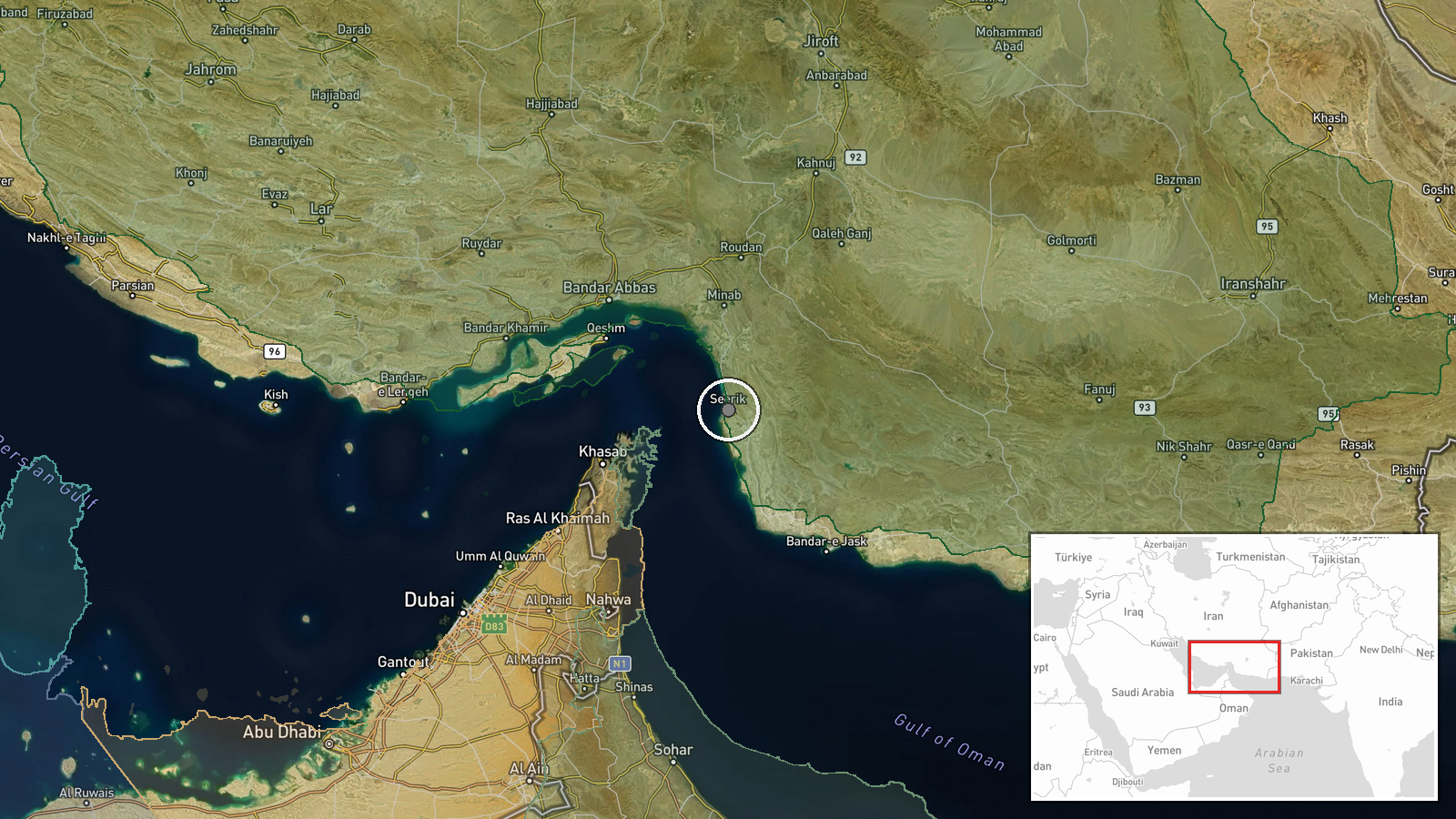 Port de Sirik, Hormozgan, Iran