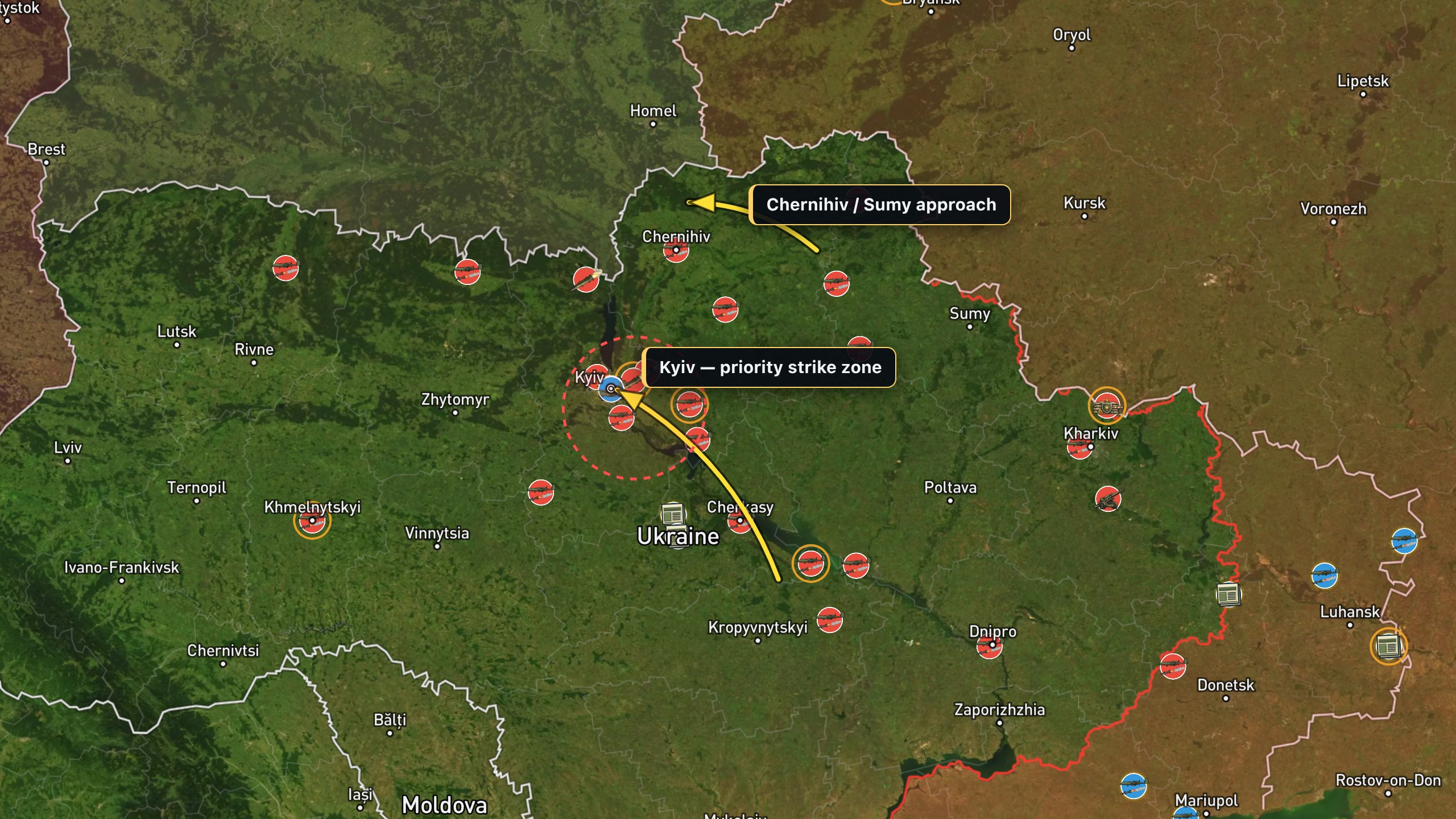 Daily situation map