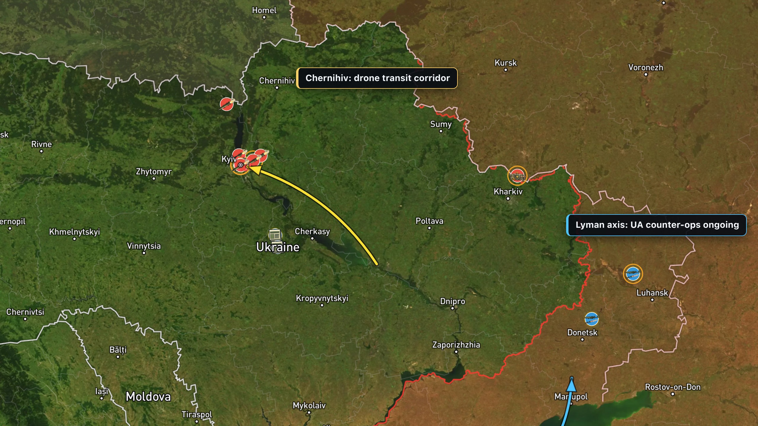 Daily situation map