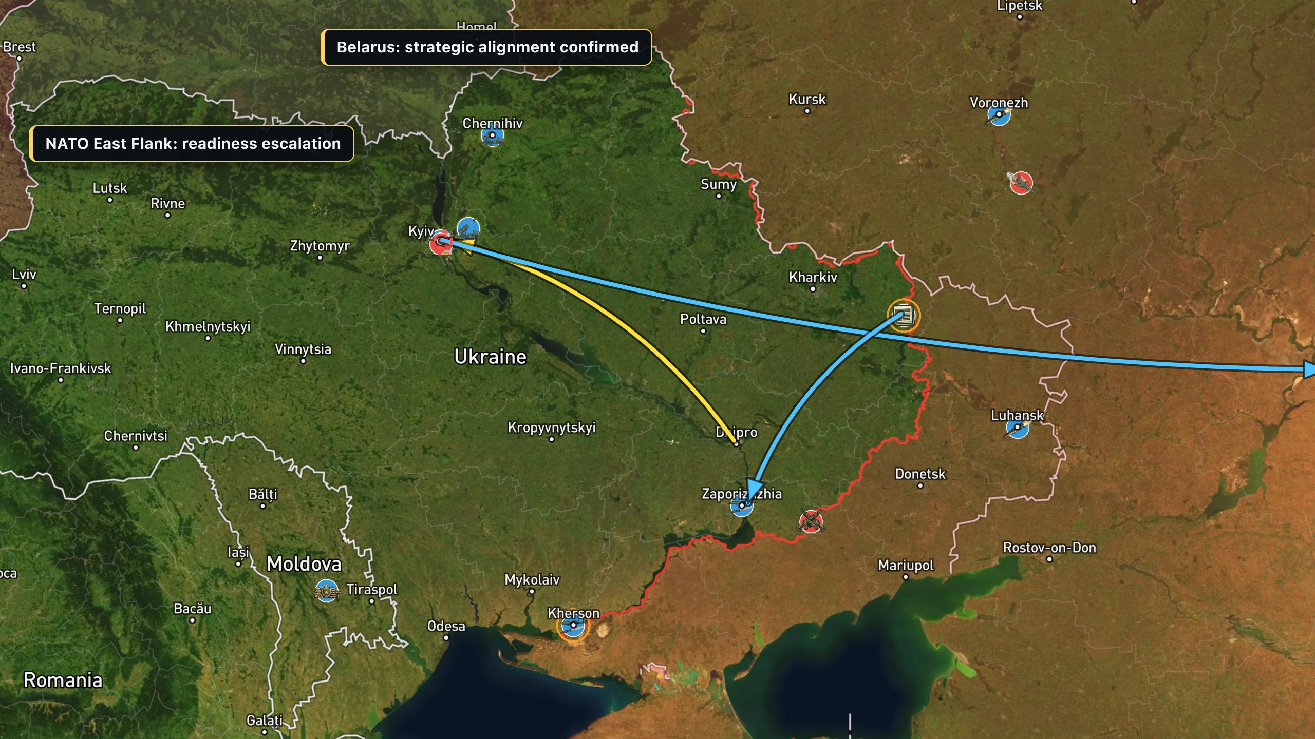 Daily situation map