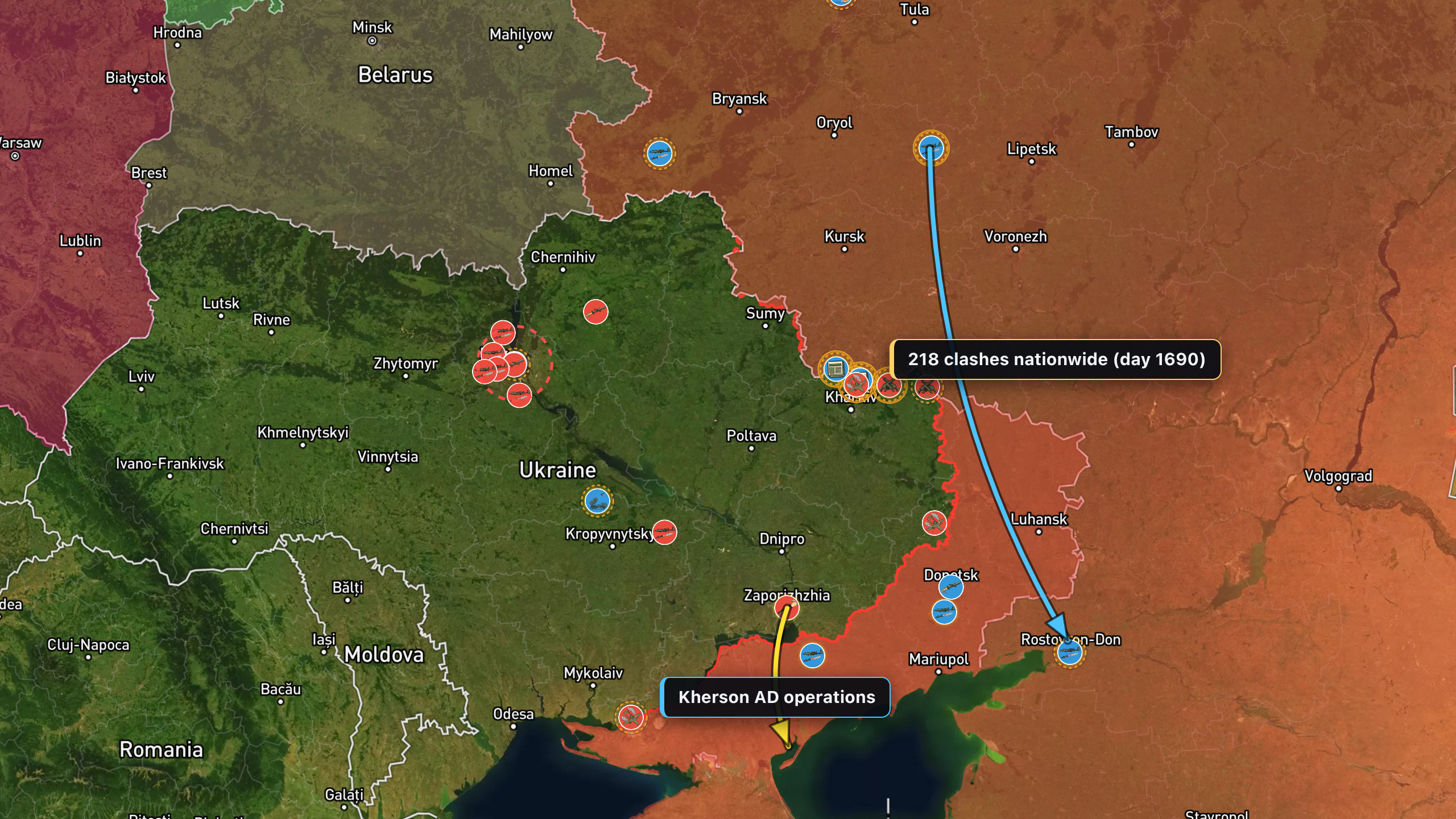 Daily situation map